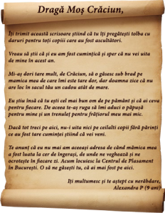 scrisoare